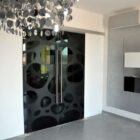 LIGHT doppia scorrevole esterno muro vetro dark grey decoro elastic double maniglia mix 114 (4)-1000