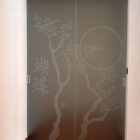 decoro personalizzato porta vetro cristallo