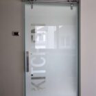 Porta vetro cristallo trasparente scorrevole Logika  decoro kitchen-1000