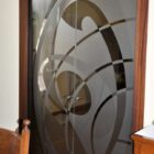 Porte vetro cristallo bronzo scorrevoli stipite legno decoro personalizzato kandinsky (10)-1000